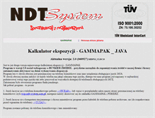 Tablet Screenshot of gammapak.ndt-system.com.pl